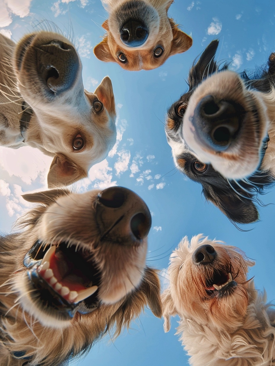 Adorable Dogs' Selfie: Capture the Cutest Moments!