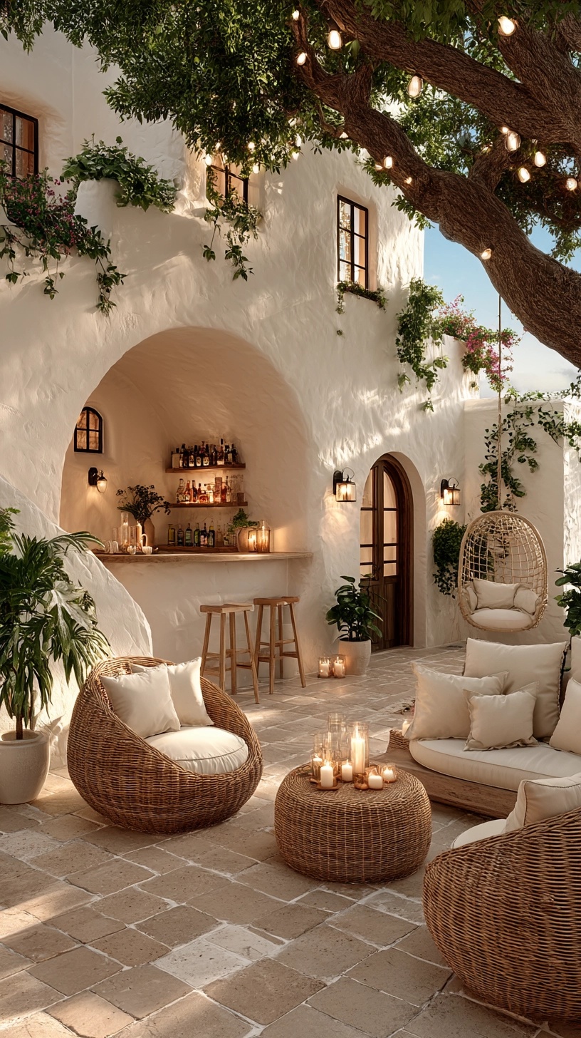 Charming Mediterranean Outdoor Oasis Awaits You