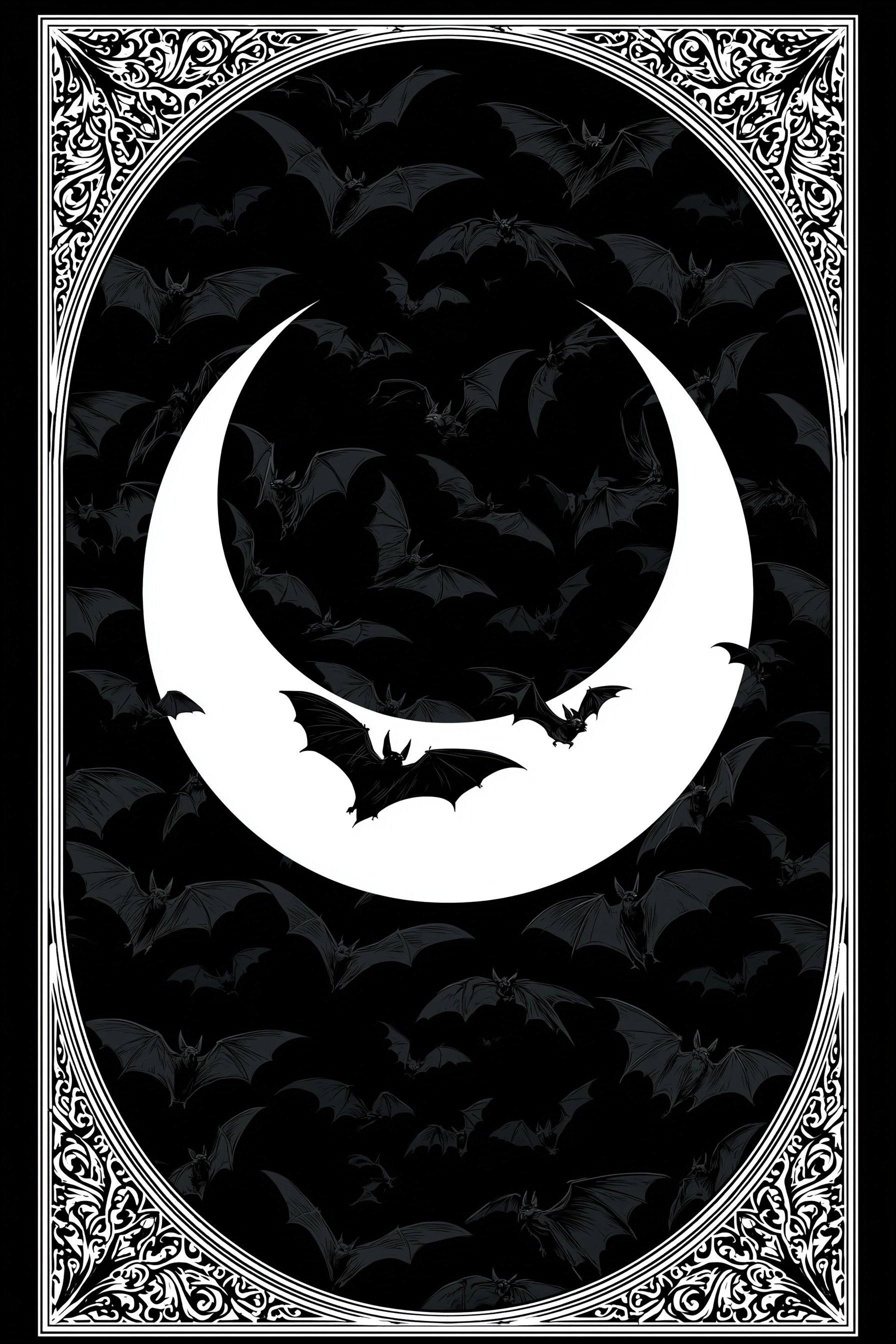 Elegant Gothic Fantasy Card Sleeve Design