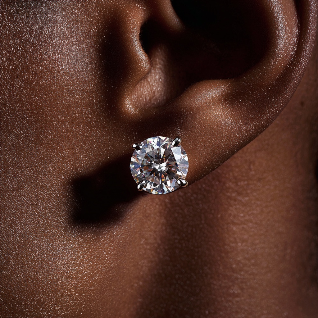 Elegant Earrings: Stunning Photorealistic Details