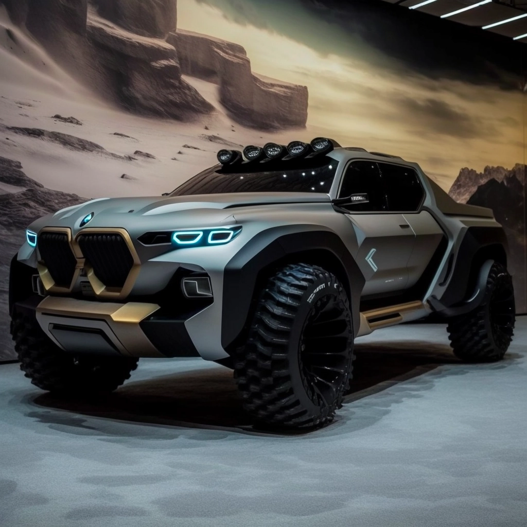 Futuristic BMW Pickup Herames Edition - High Tech & Offroad