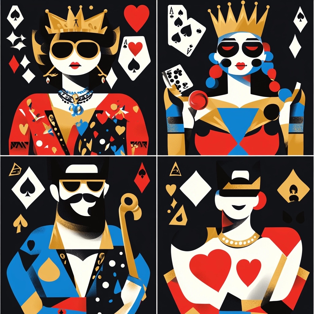 Modern Playing Card Characters: Art Meets Tradition