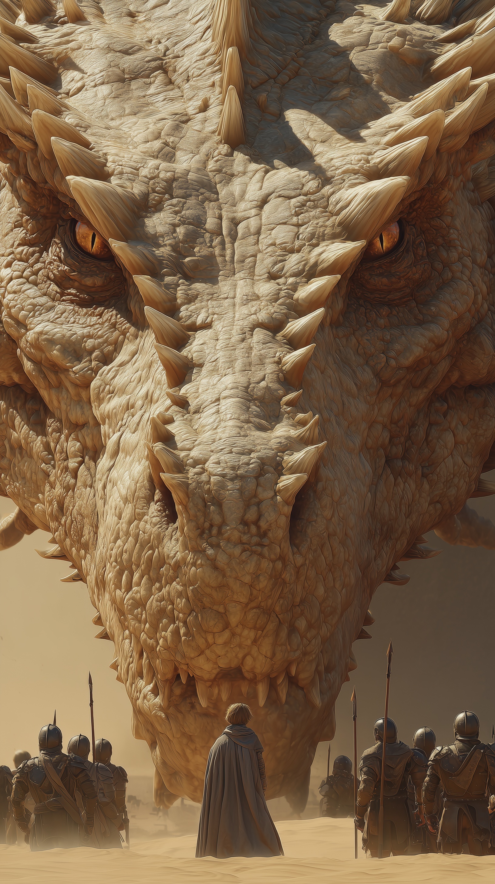 Standoff in the Sands: Dragon vs. Desert Soldiers