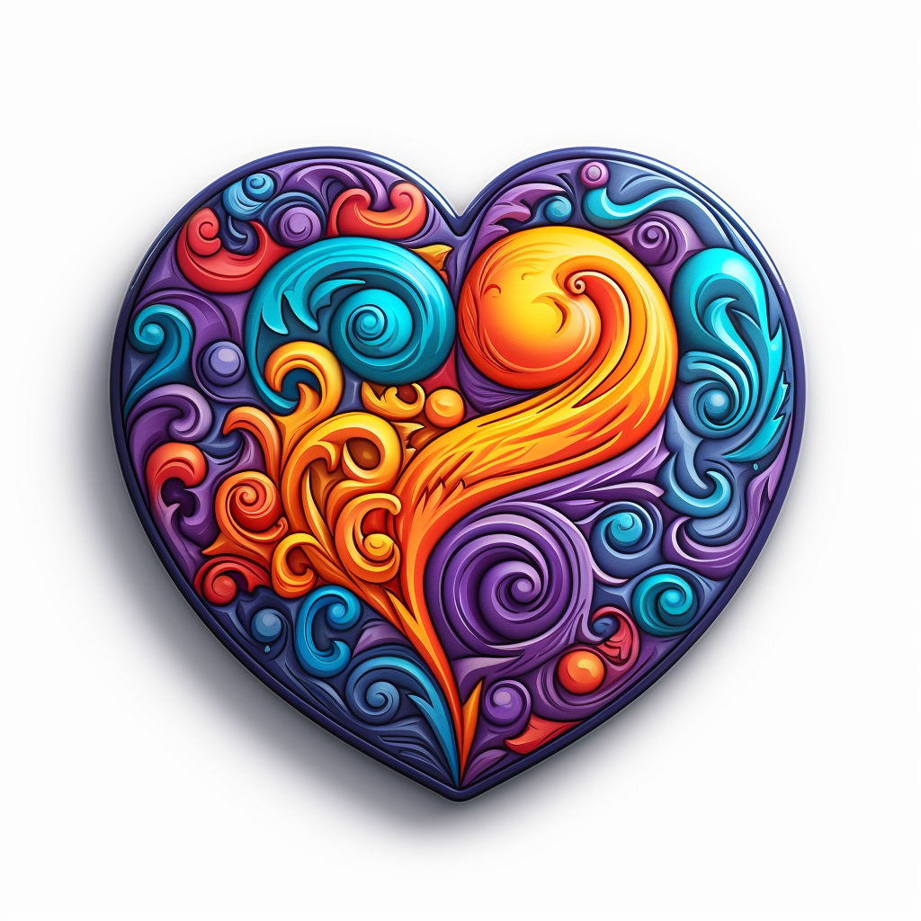 Colorful Vector Heart