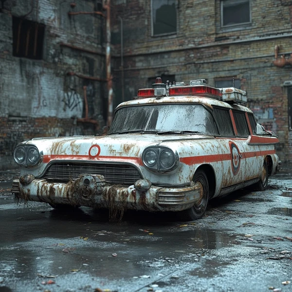 Revive the Past: Ecto-1 in Horror Scene