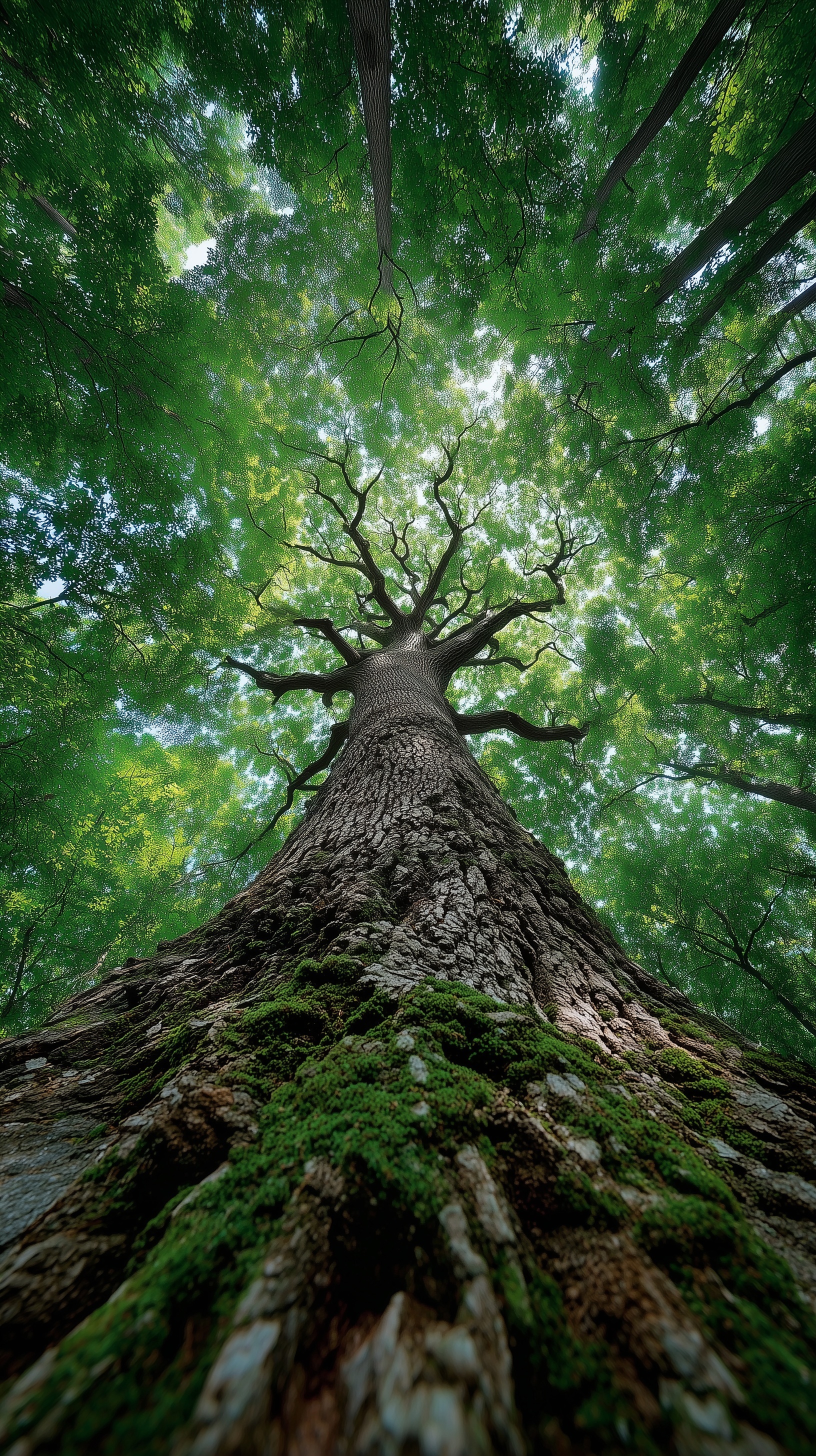 Stunning Nature Photography: Towering Trees Above