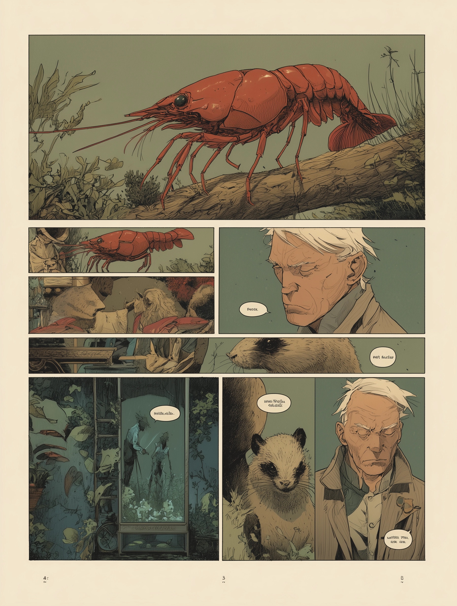 Thai Comic: Shrimp & Ferret's Quirky Adventures