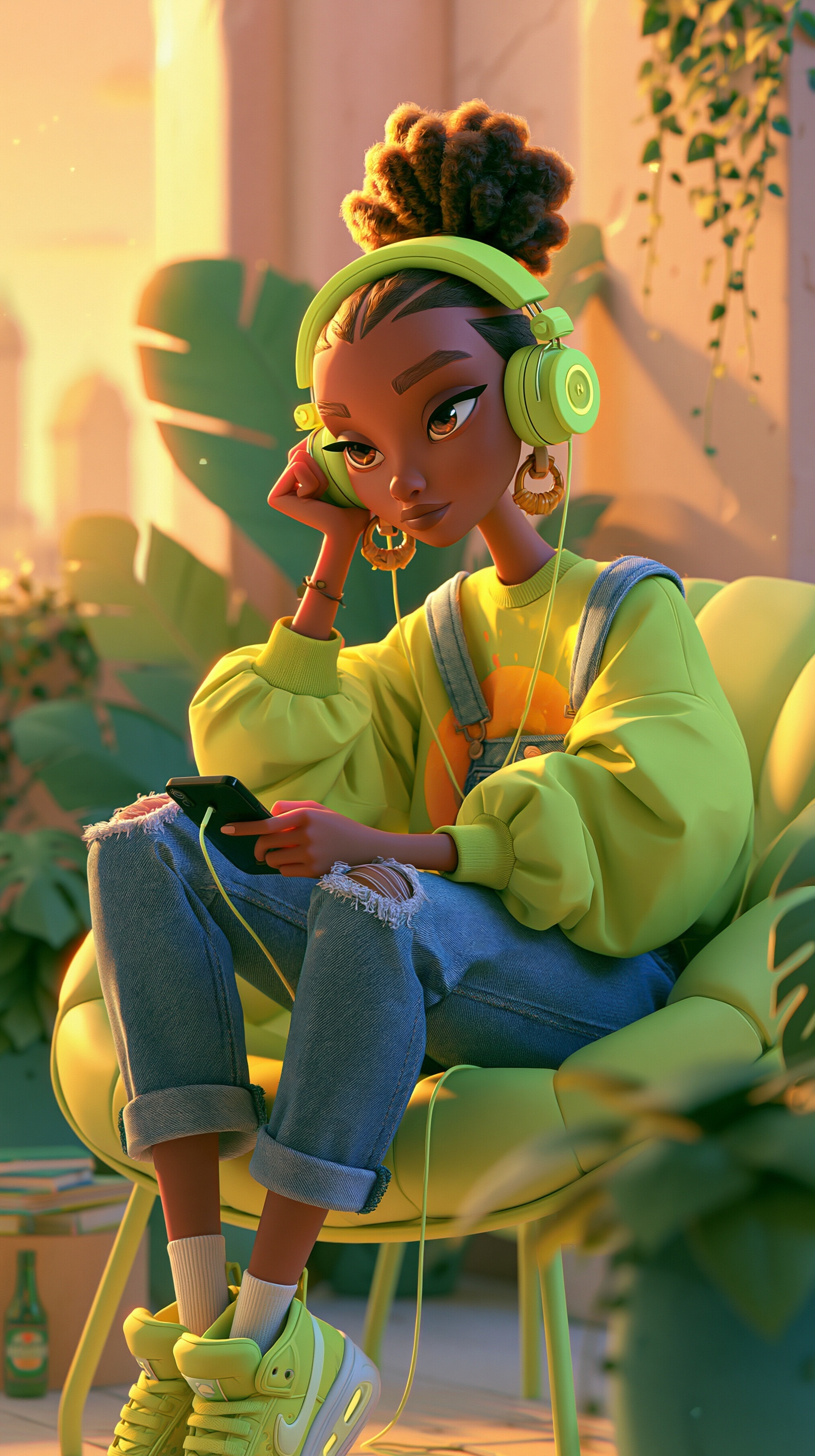 Chill Vibes: Young & Stylish at Sunset
