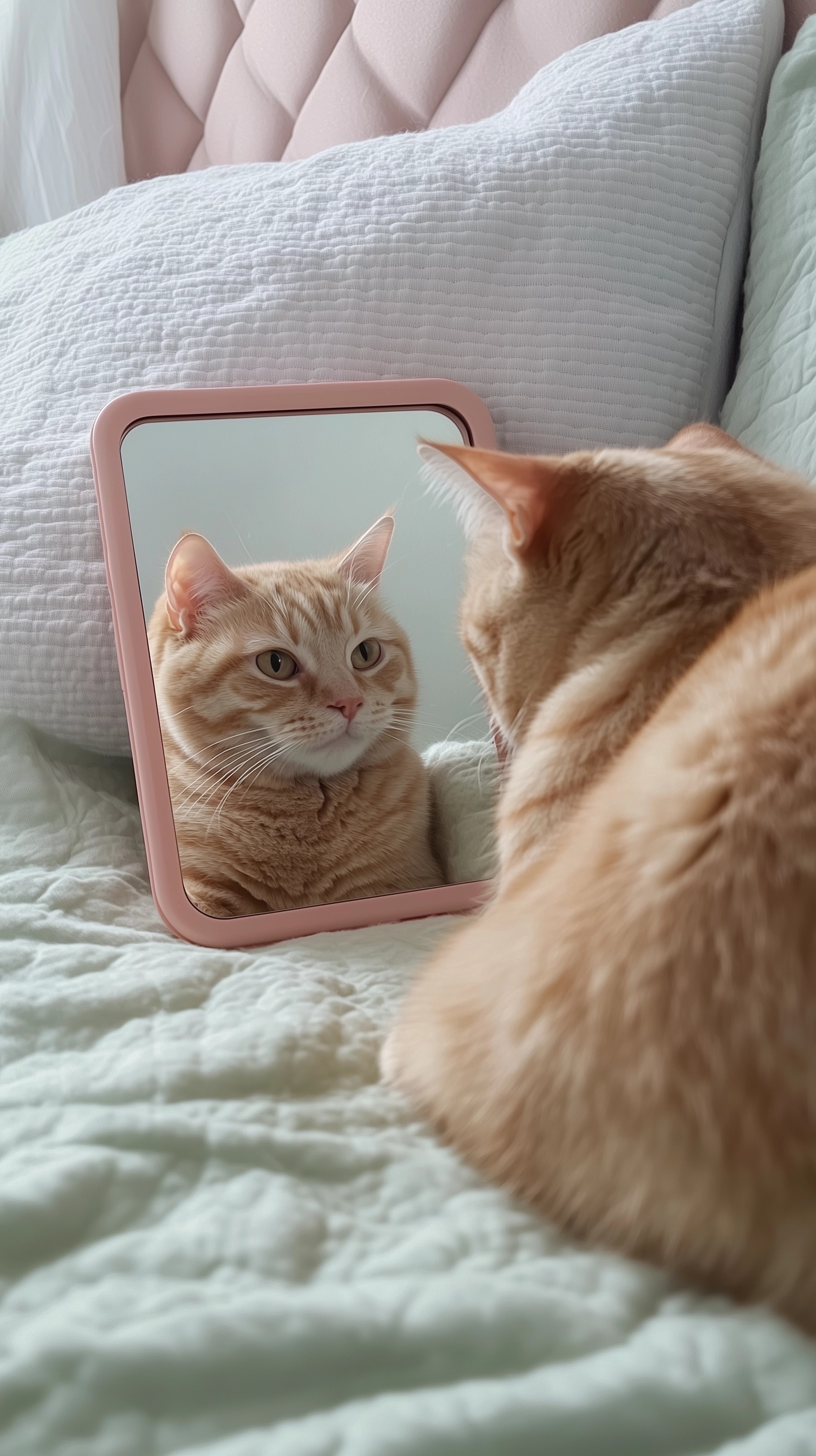 Discover Serene Cat Reflections in Cozy Spaces