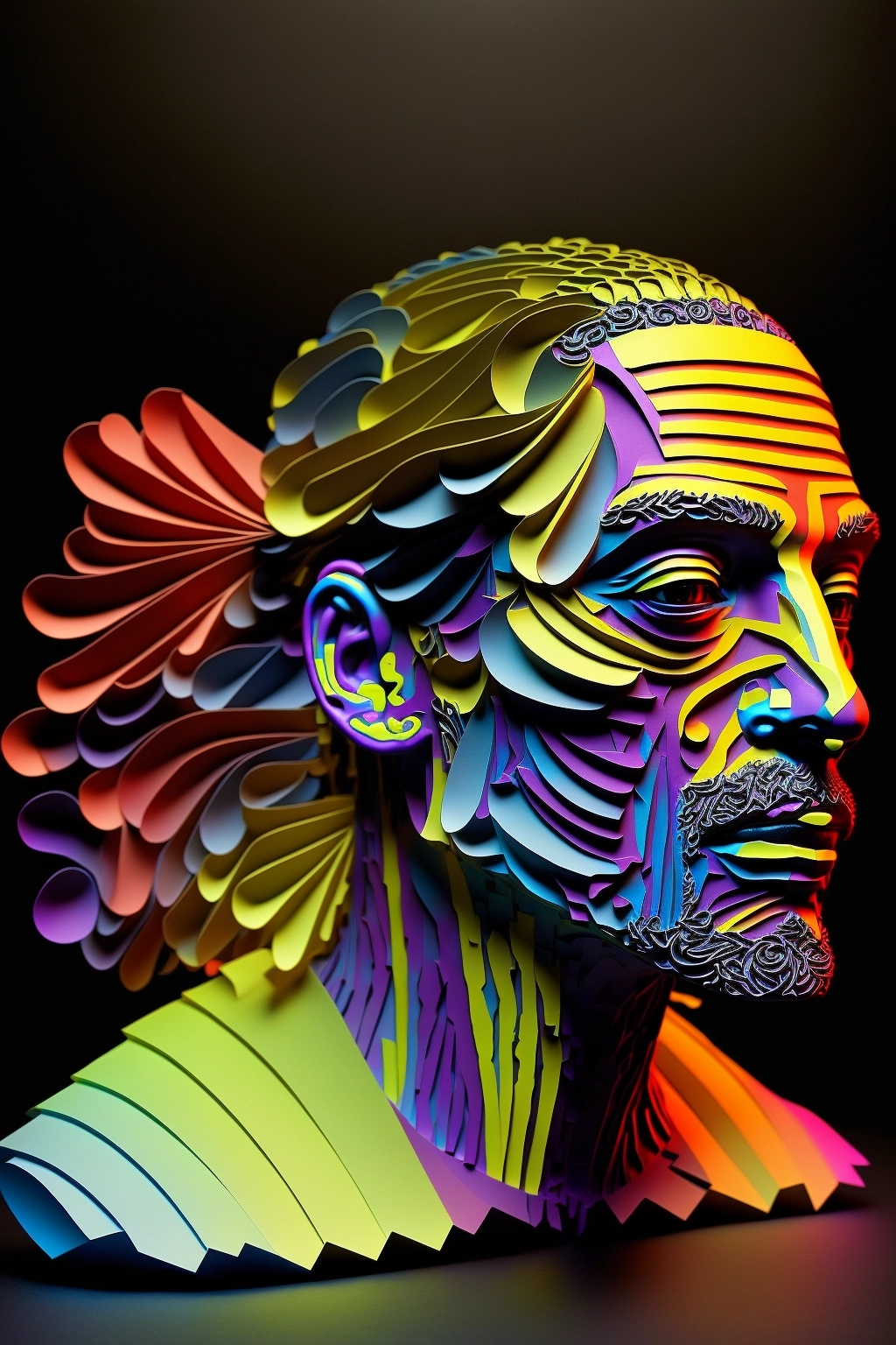 Colorful Kirigami by Snoop Dogg