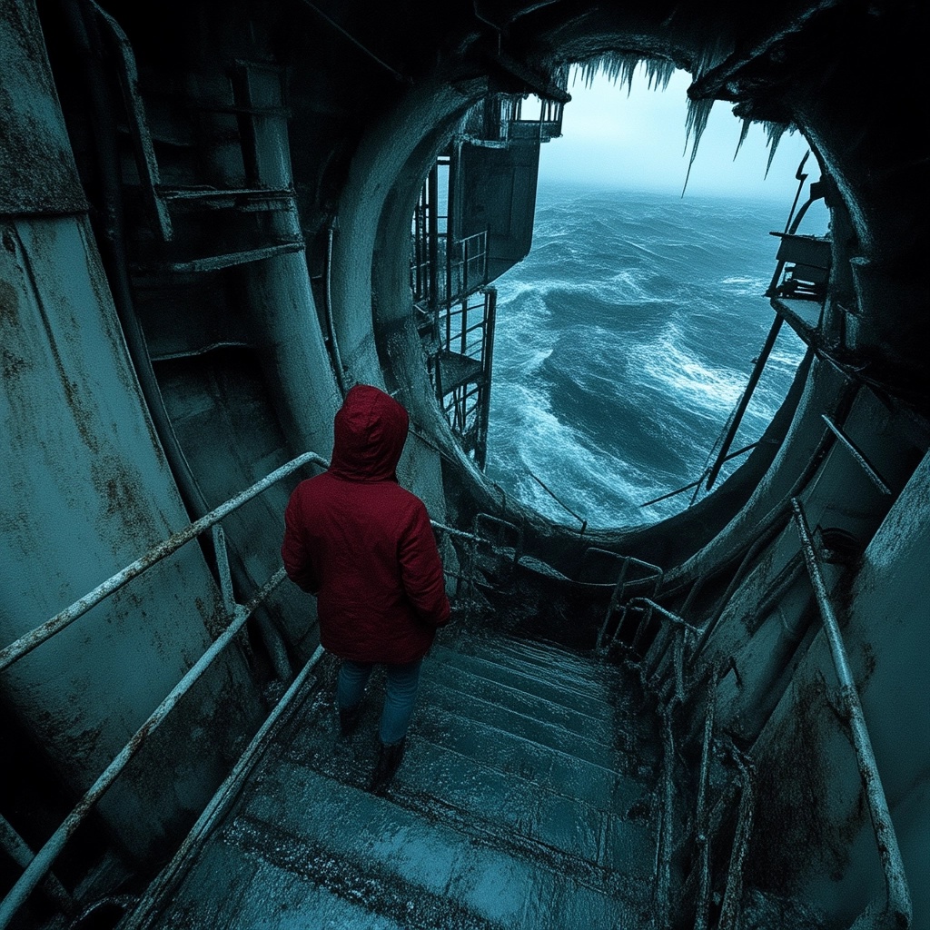 Epic Nautilus in Lofoten's Dramatic Whirlpool