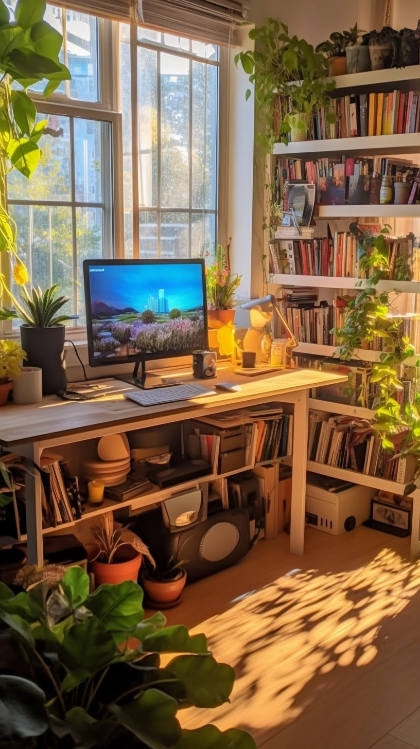 Stunning Manga Desk Setup with Award-Winning Photography