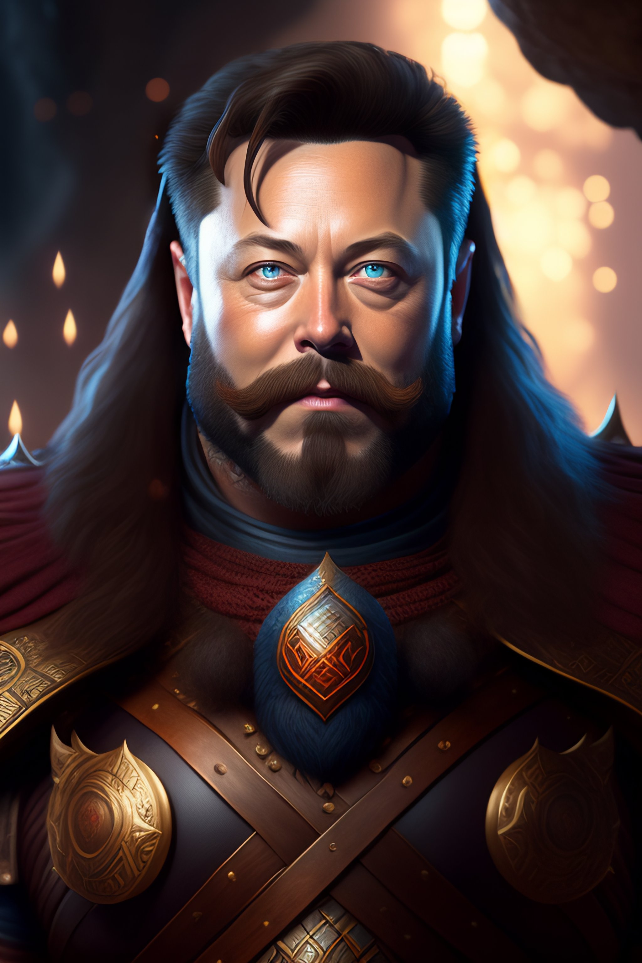 Elon Musk: Dwarven Warrior in Mysterious Cave