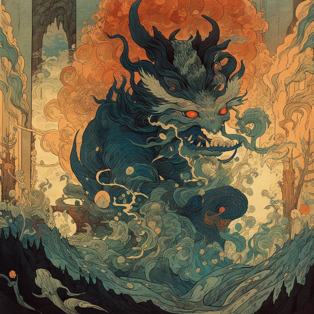 Darkly Captivating Demon Art by Victo Ngai