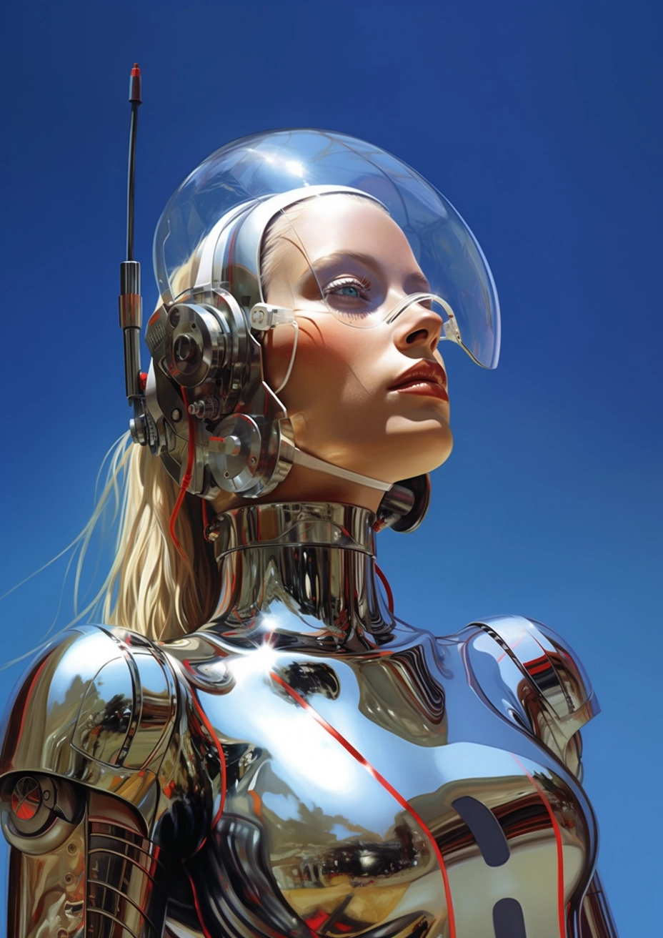 Introducing Chrome Seductress: Stunning Android Art by Sorayama & Quitely