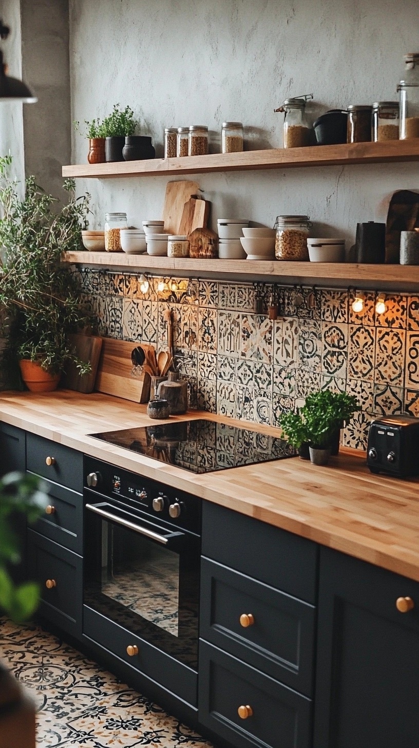 Stunning Minimalist Bohemian Kitchen Designs