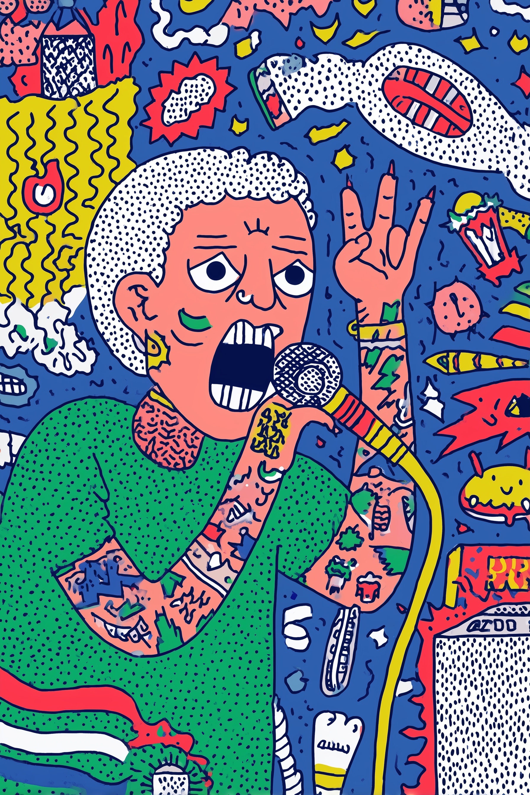 Reviving Punk Spirit: Tattooed Diva on Stage