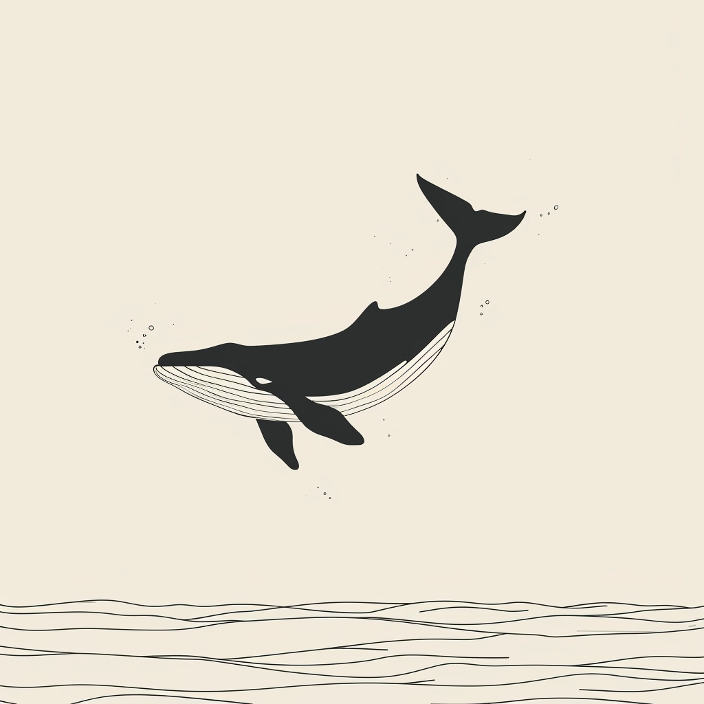 Minimalist Whale Diving: Simplicity, Sophistication & Clean Lines