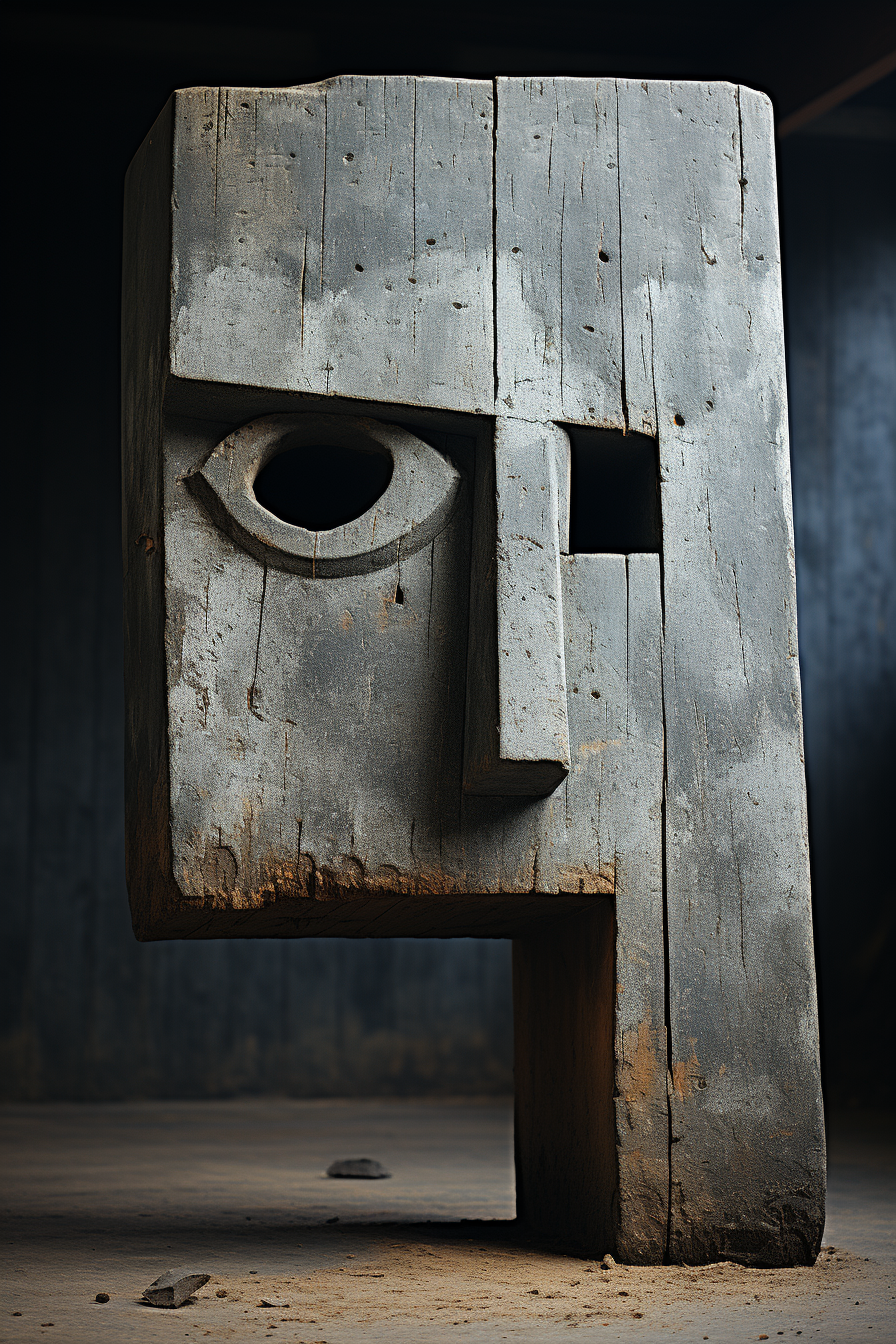 Abstract Art Gallery: Discover Playful Figures through Pareidolia