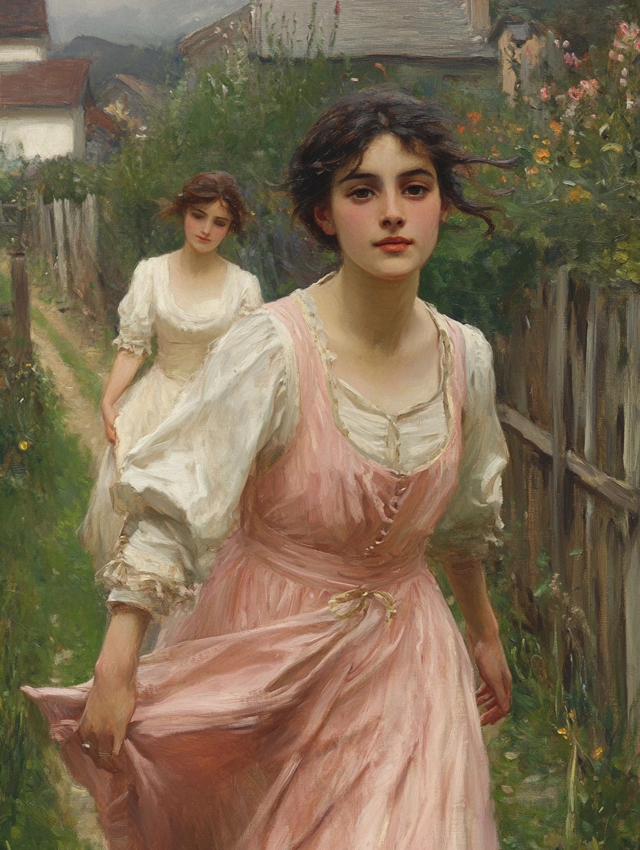 Idyllic Pathway: 19th Century Romanticism