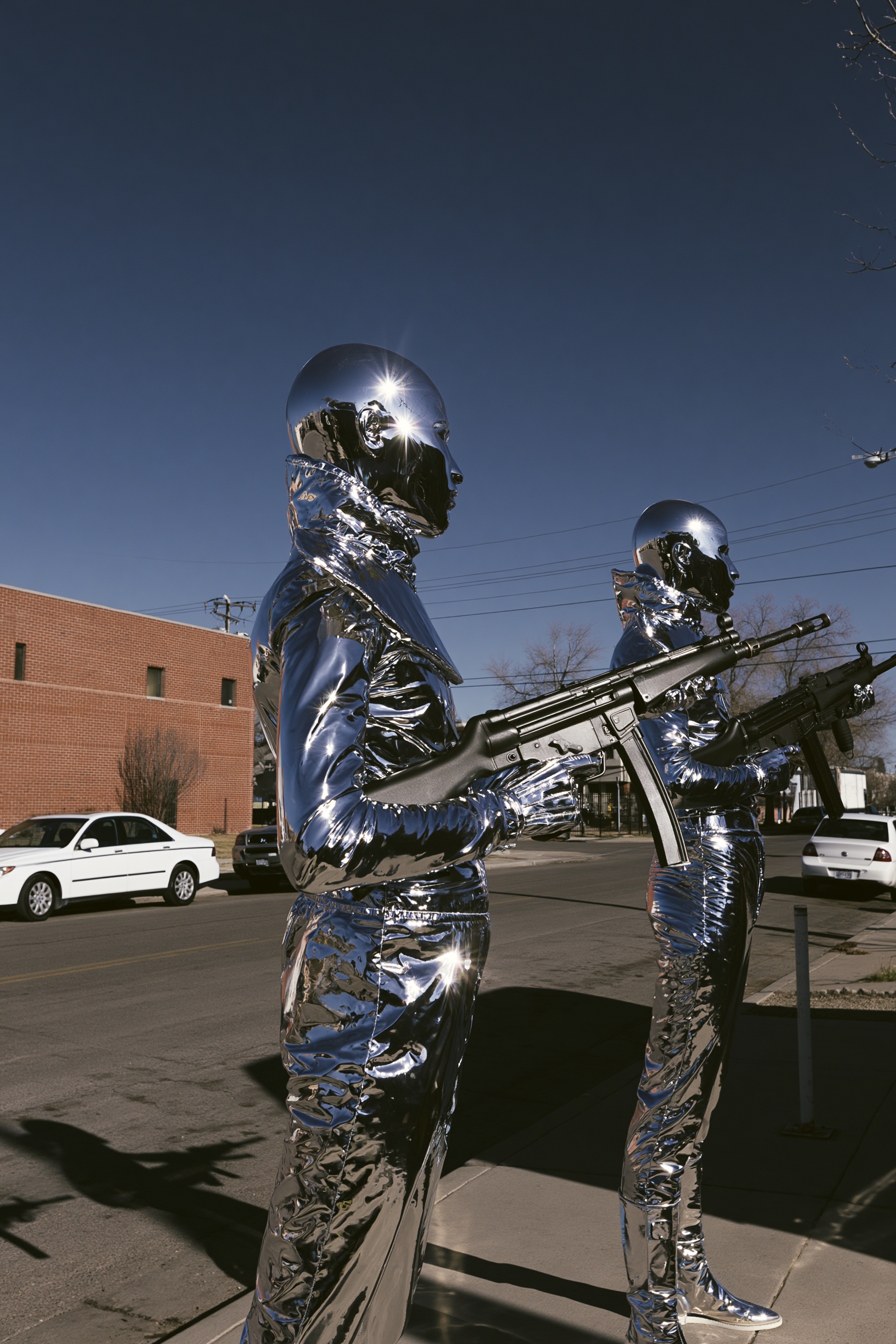 Chrome Wielding Wizards in Urban Street Photography