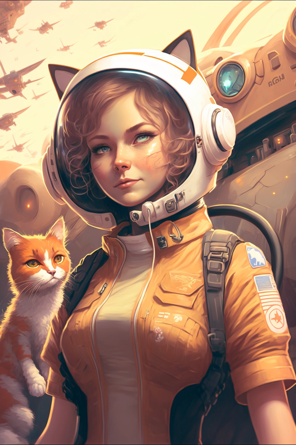 Explore Space with Anthro Cat Crew