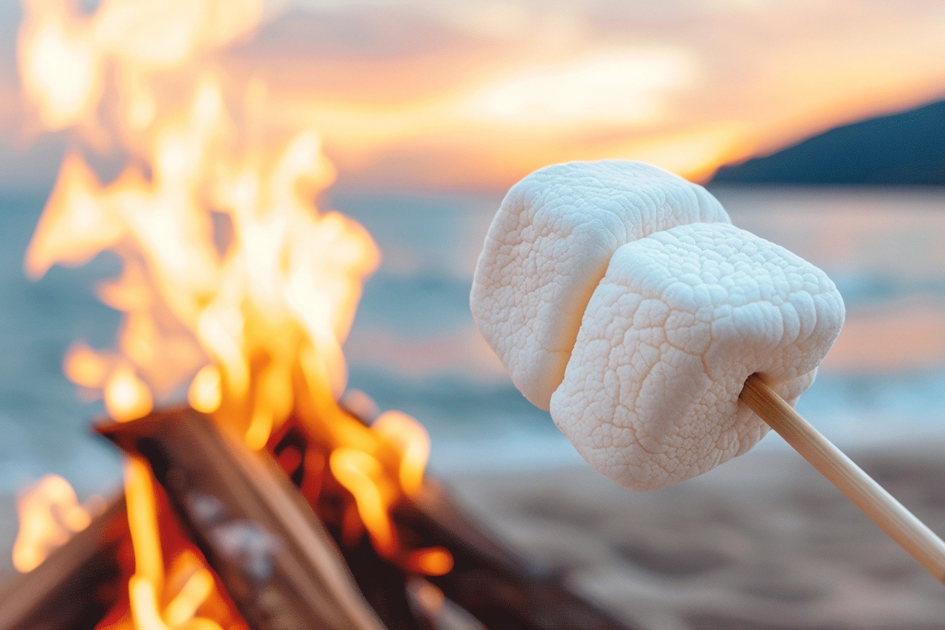 Cozy Campfire Nights: Roast Marshmallows Together