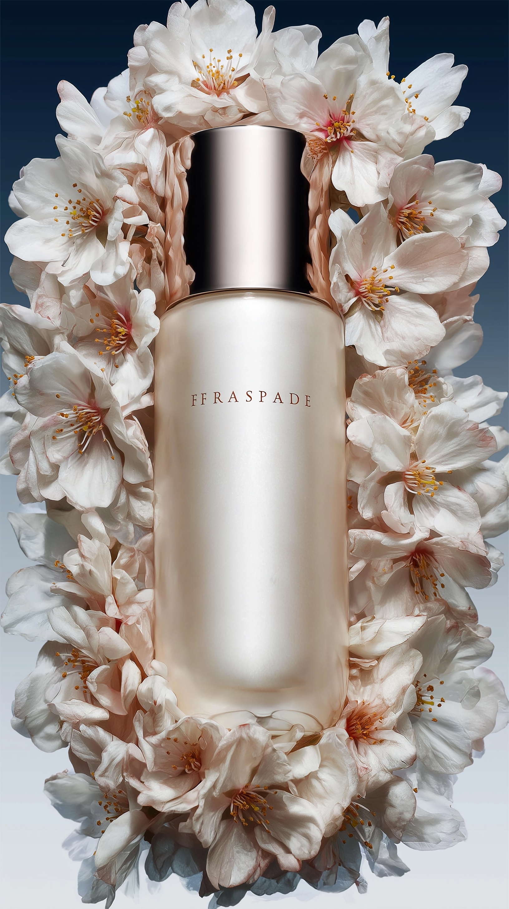 Elegant Cherry Blossom Essence in Minimalist Design