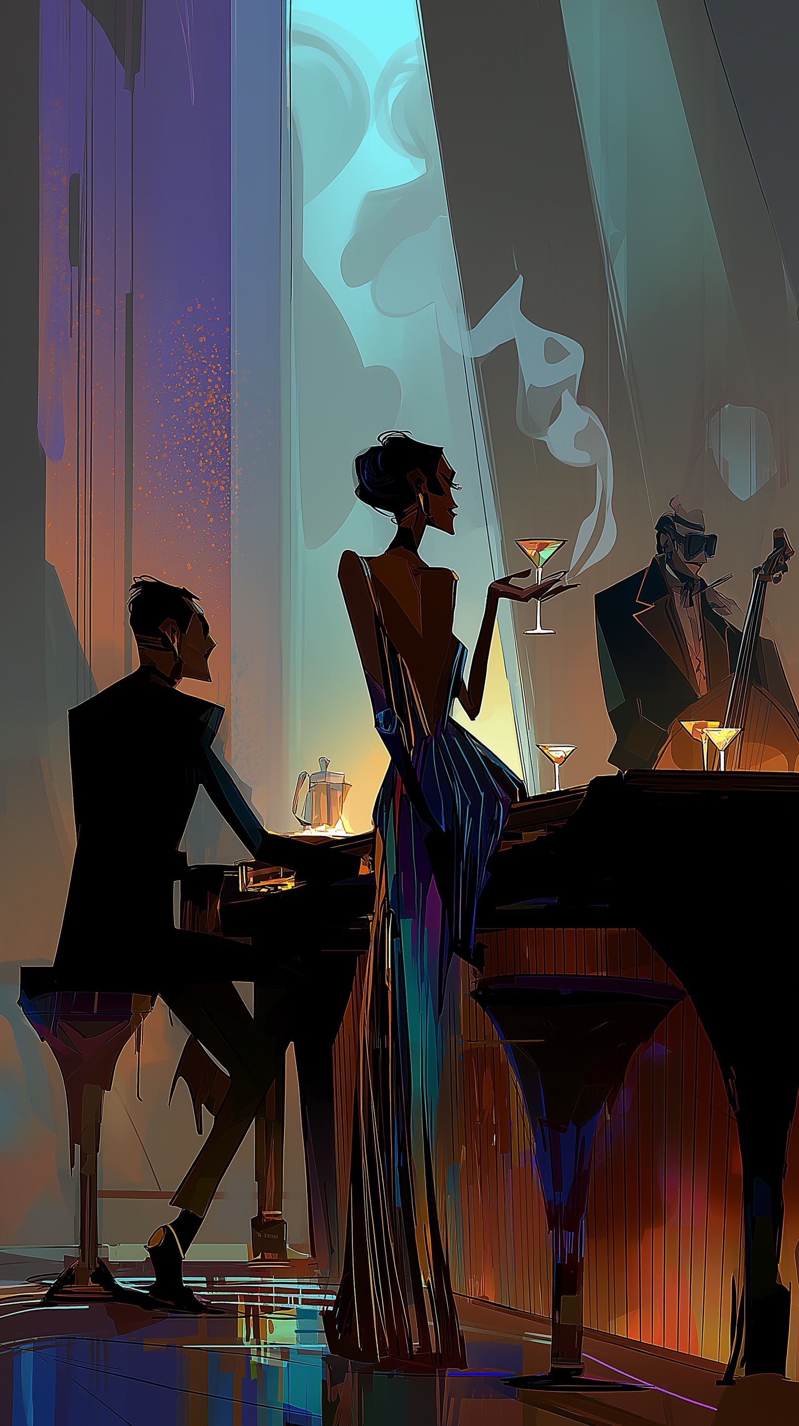 Experience the Vibes: Jazz, Smoke, and Dim Lights