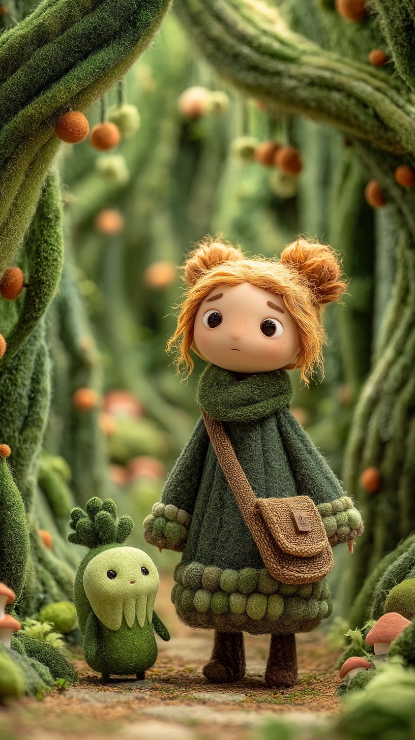 Journey Through the Enchanted Vegetable Forest