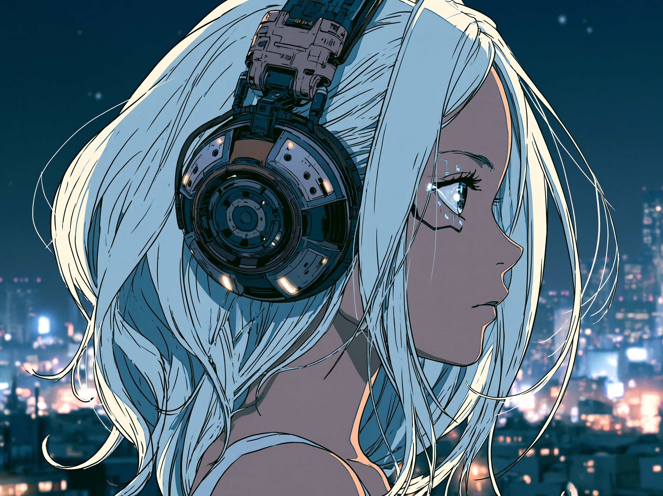 Striking Cyberpunk Anime Art: Futuristic Vibes