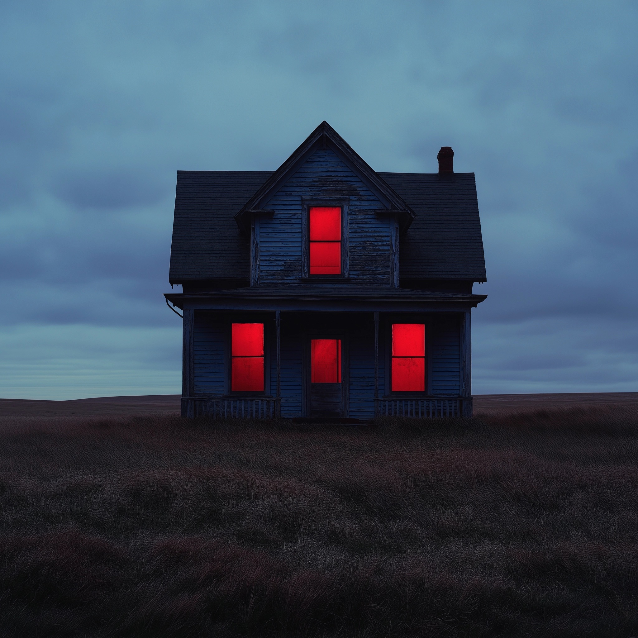 Chilling Dusk: Horror at the Abandoned House