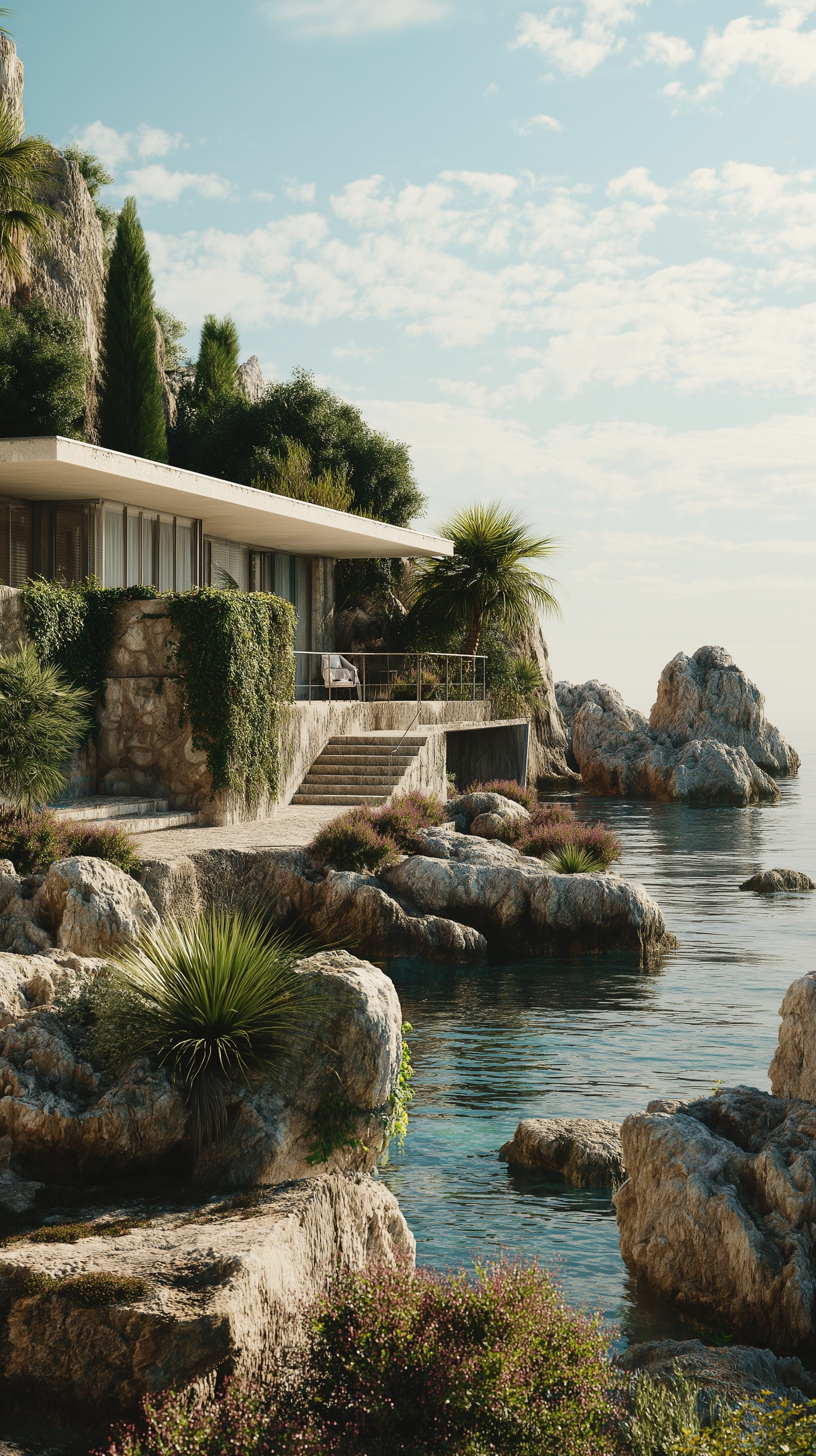 Charming Mid-Century Home by the Mediterranean Sea