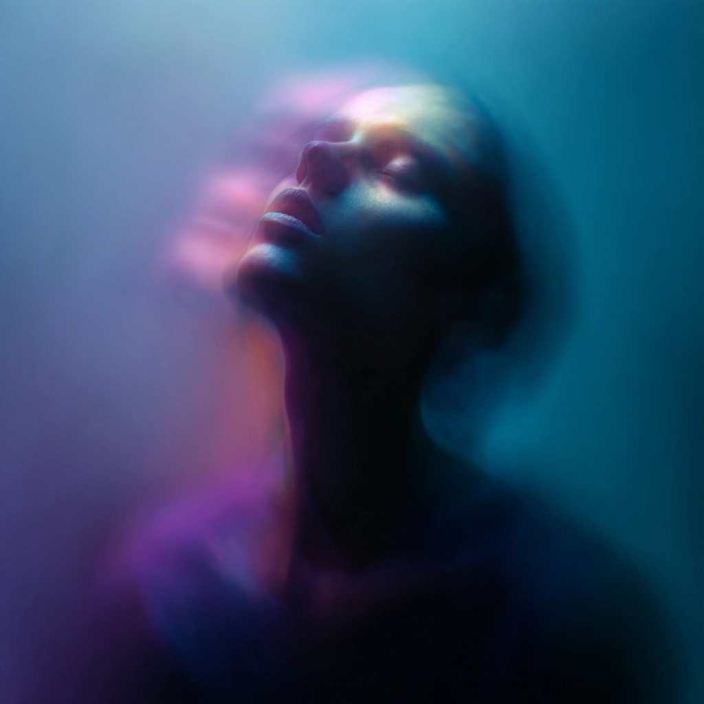 Vibrant Ethereal Portraits: Abstract Serenity Awaits