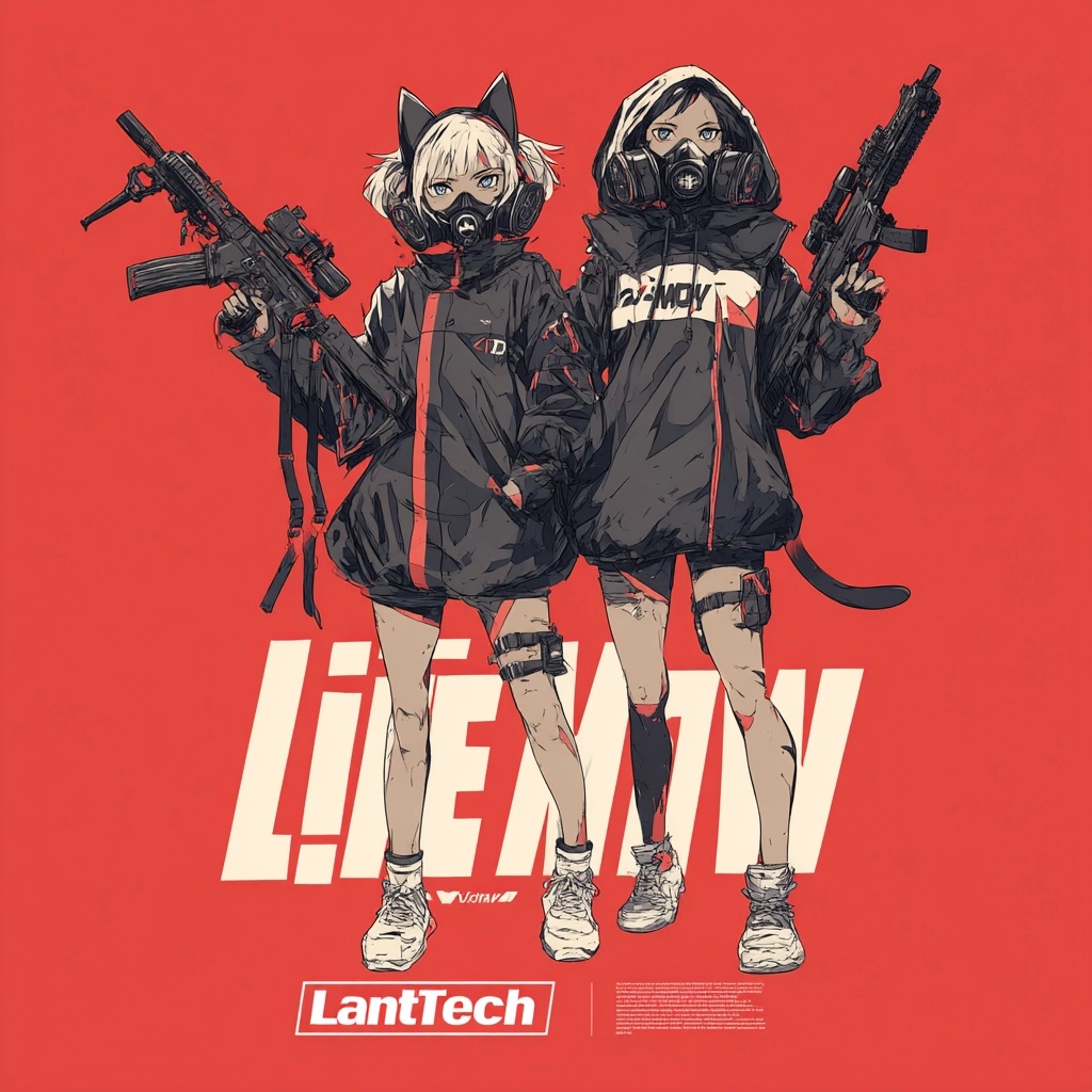 Futuristic Life Meow: Vector Art with Attitude