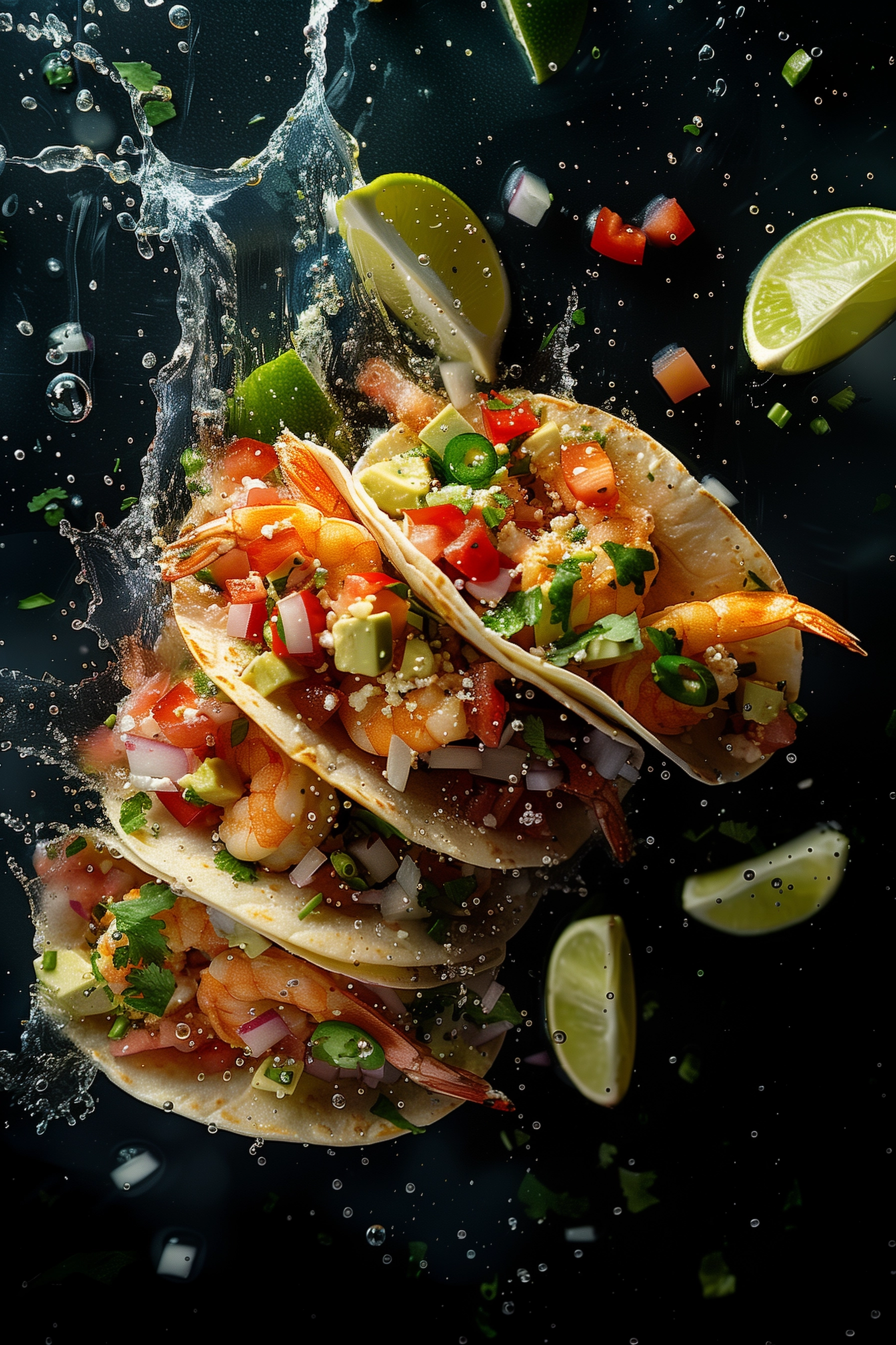 Savory Shrimp Taco Trio: A Taste of Mexican Delight