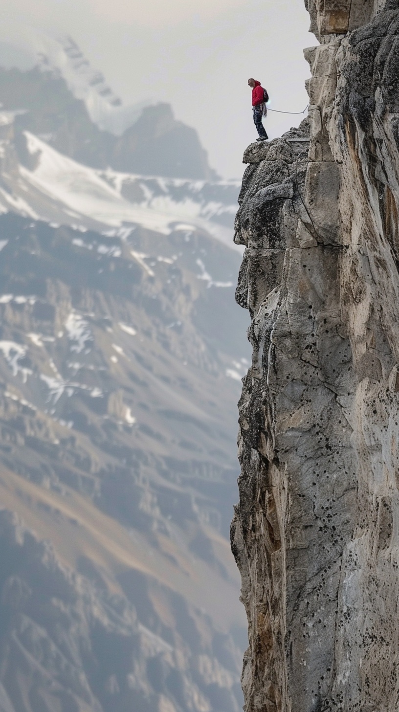 Rockclimbing Goat in Human Form Conquers Himalayan Cliff
