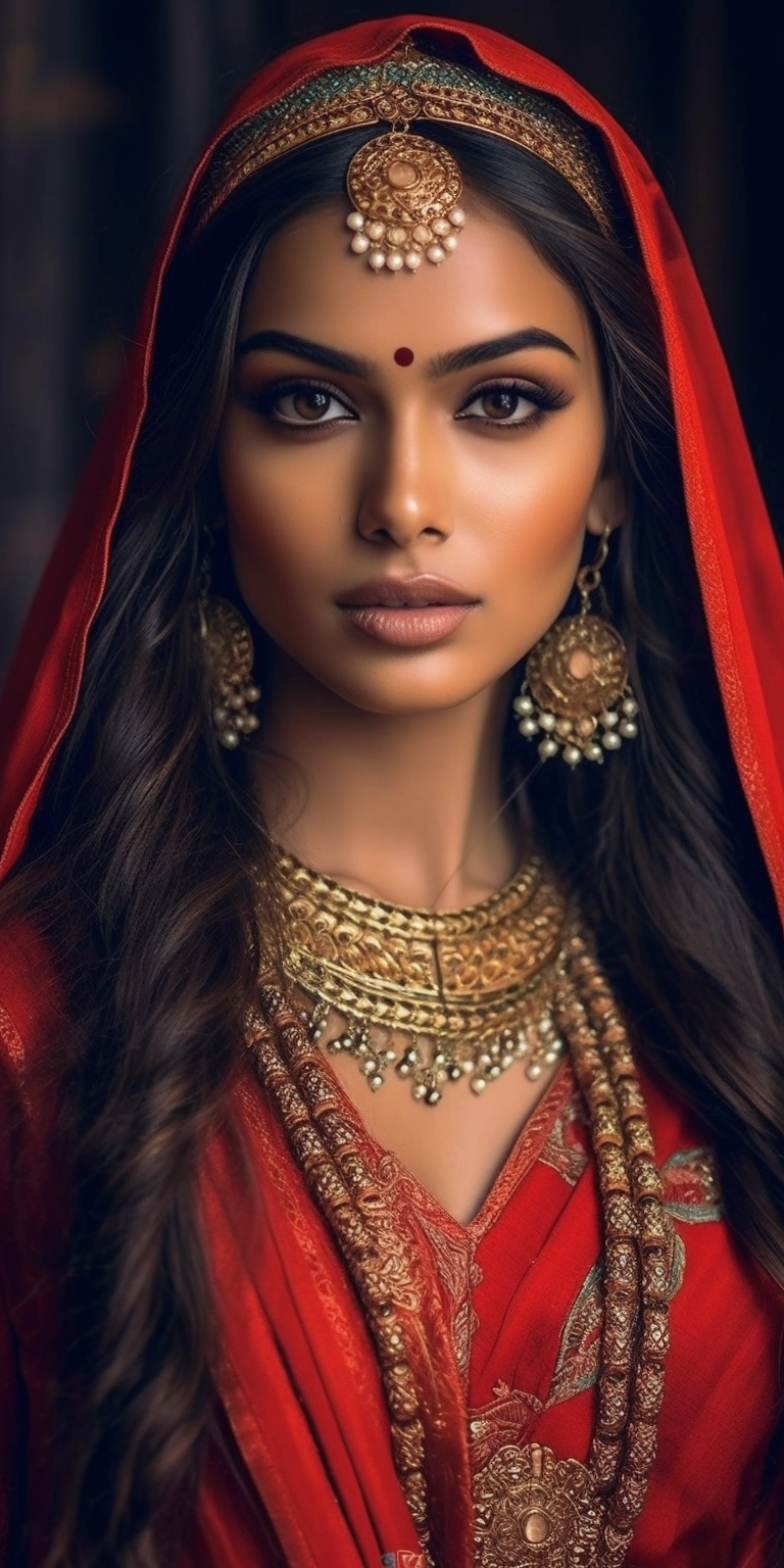 Enchanting Indian Model: Tradition Meets Modernity