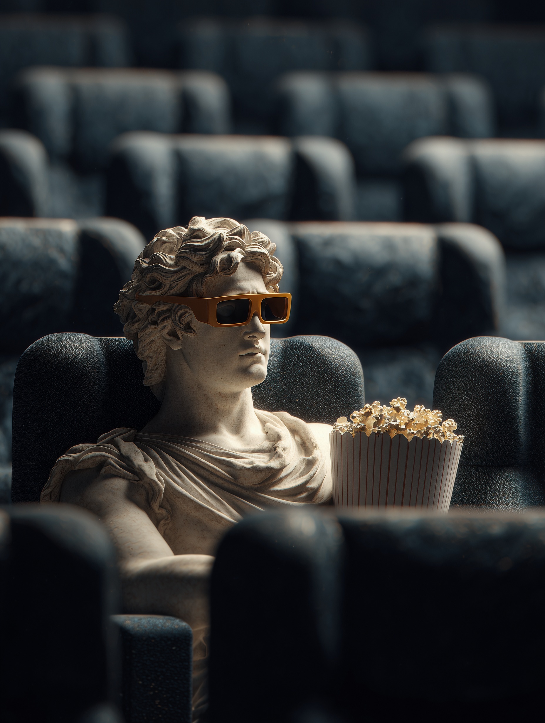 Marble Greek Statue in Modern Cinema: A Unique Scene
