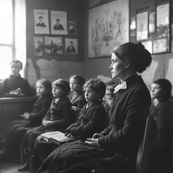 Ukrainian Language Teaching: A 1905 Classroom Scene