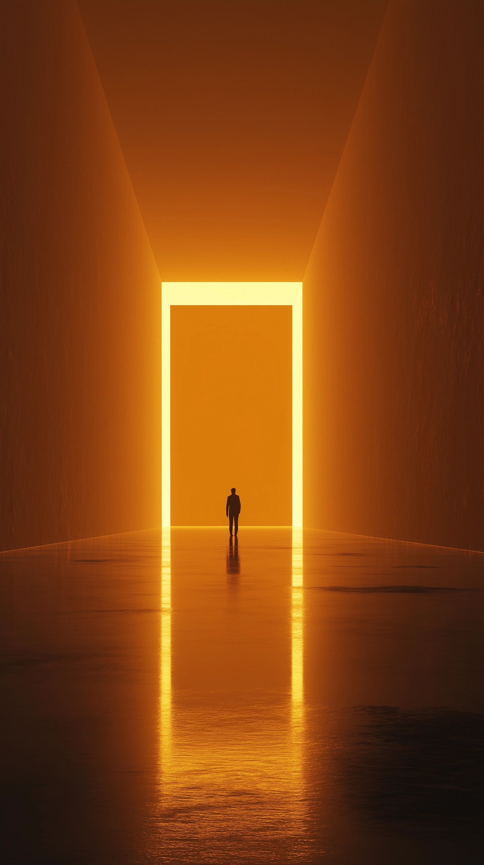 Futuristic Corridor: A Journey to the Unknown
