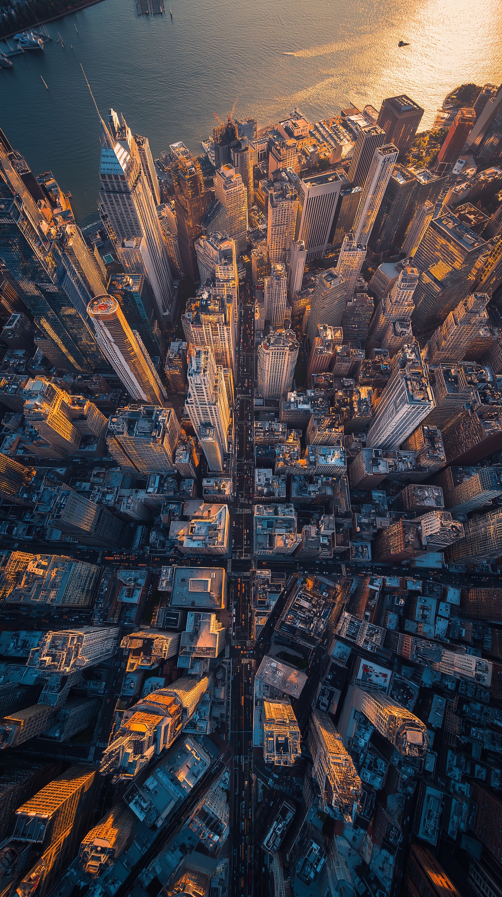 Sunrise Over NYC: A Stunning Aerial View