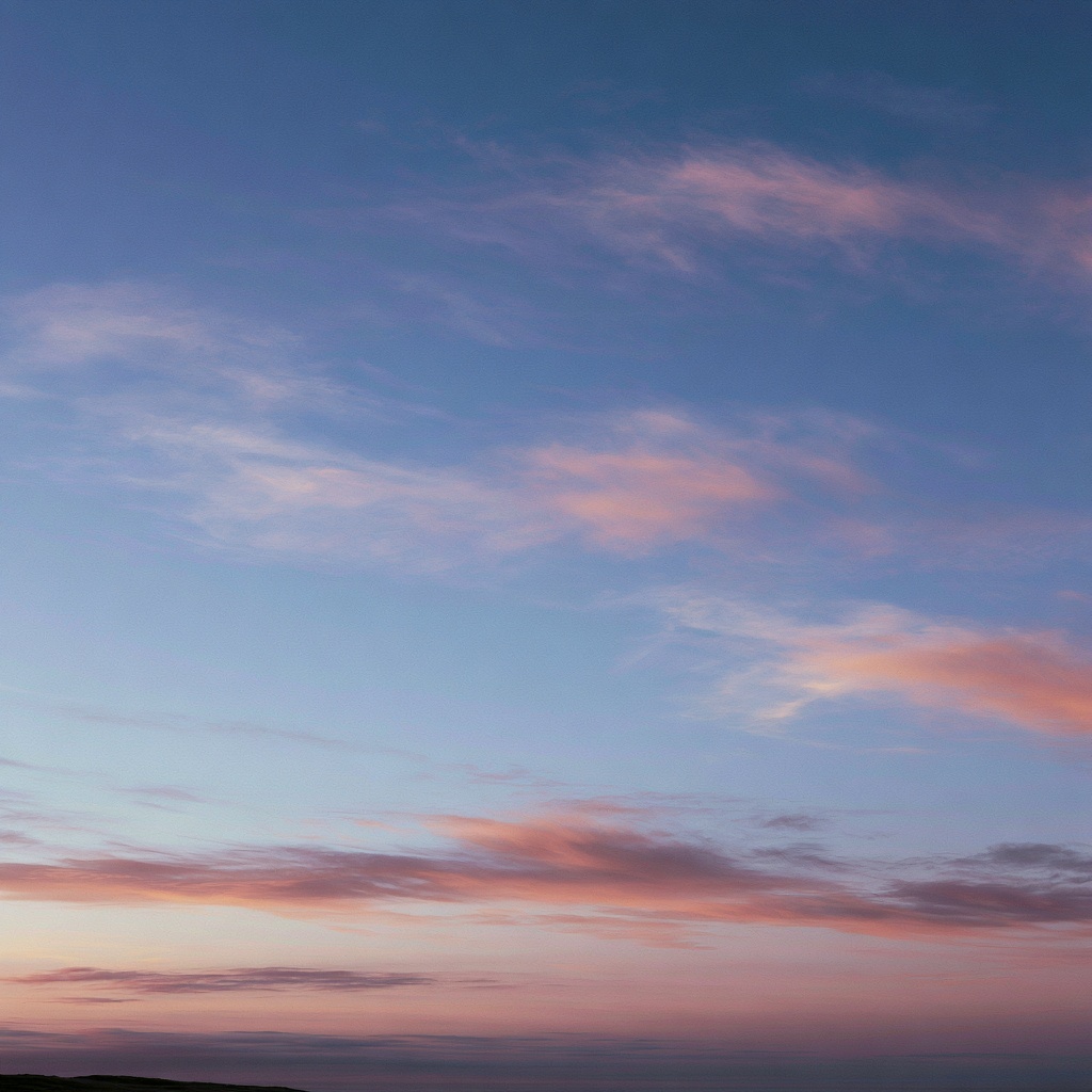 Serene July Sunrise: Minimal Landscape Photography