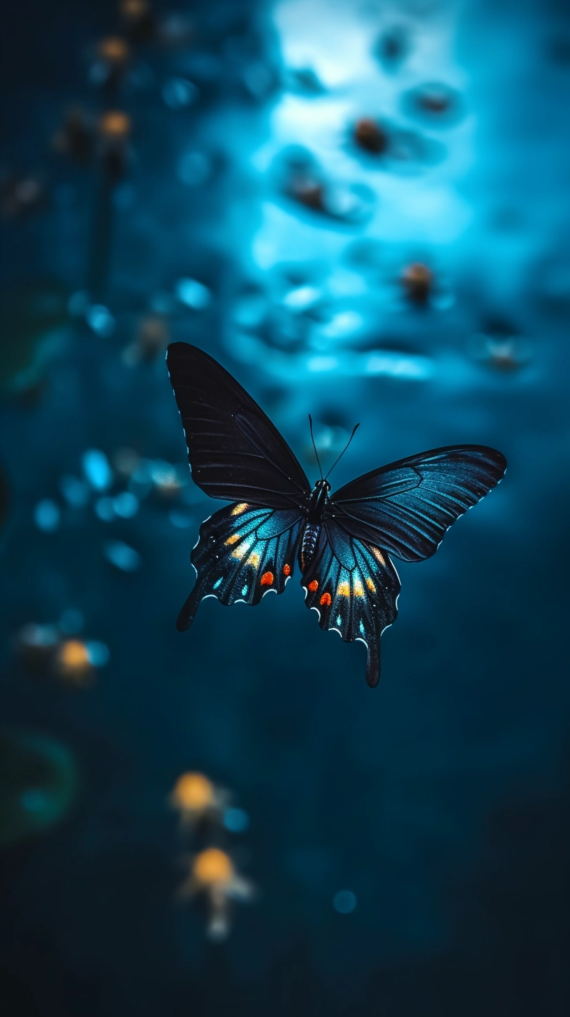 Magical Butterfly in Dystopian Solarium