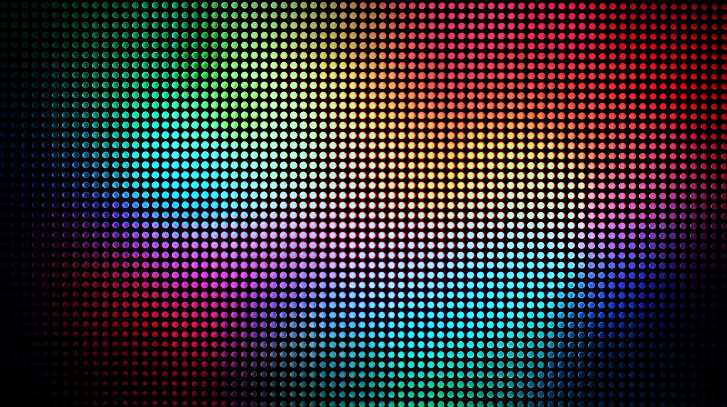 Vibrant RGB Dot Texture for LED Displays