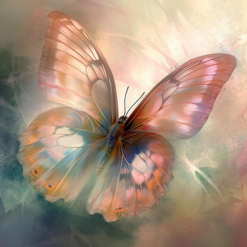 Ethereal Butterfly: Photorealistic Fantasy