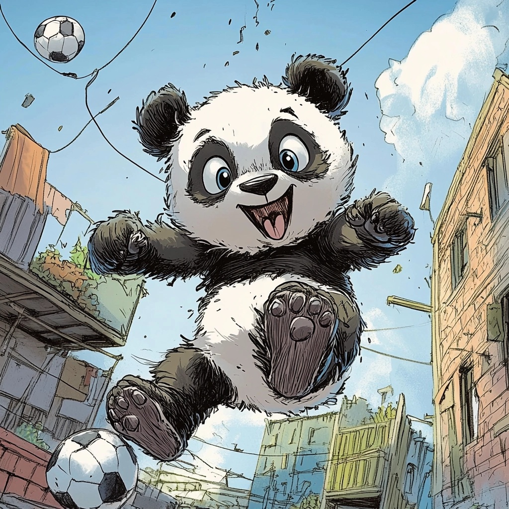 Panda Kicks: A Fun Soccer Adventure by Dav Pilkey