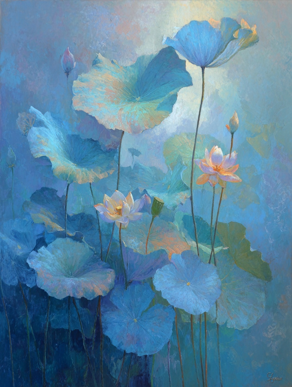 Timeless Beauty: Classic Realism in Pastel Hues
