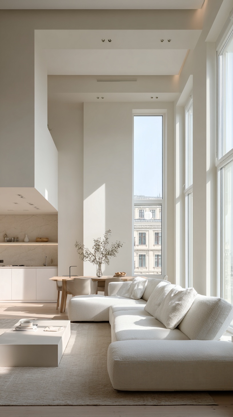 Elegant Minimalist Apartment: Light-Filled Interiors