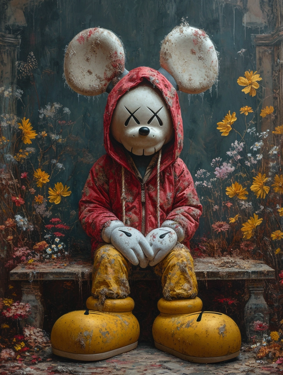 Renaissance-Inspired KAWS Art: Luxurious Masterpieces